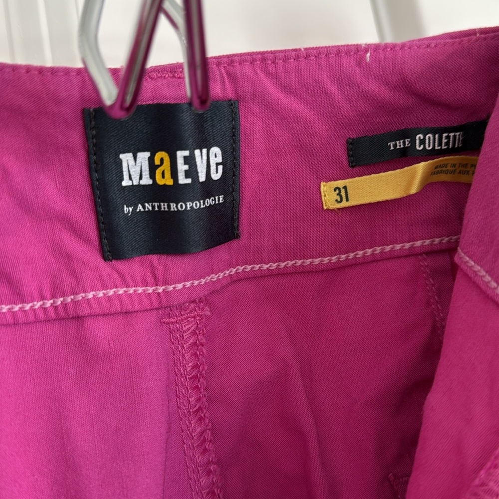 ANTHROPOLOGIE- cropped Colette Pants- 31